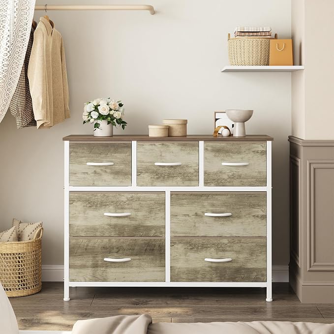 Sweetcrispy 7 Drawer Dresser for Bedroom Storage - Image 7