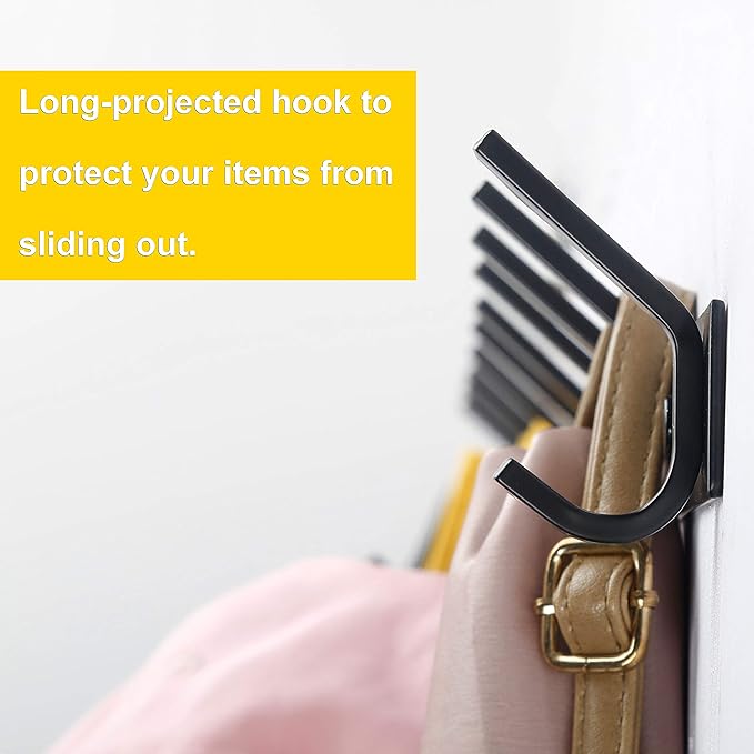 WEBI Coat Rack Wall Mounted, 10 Hooks - Image 5
