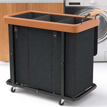 230L Extra Large Fashion Laundry Sorter 3 Section by Unlockyourhomestoragelife