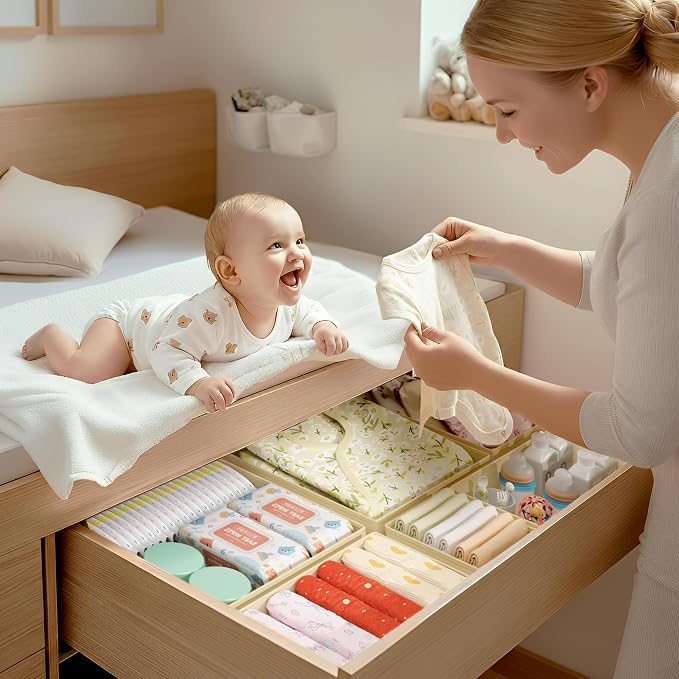 DIMJ Drawer Organizer Clothes - Image 2