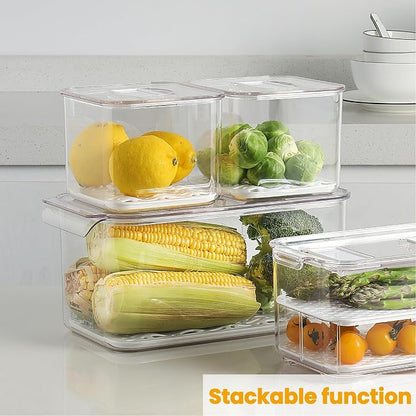 vacane Fresh Produce Saver for Refrigerator, Salad Vegetable Storage Organizers - Image 5