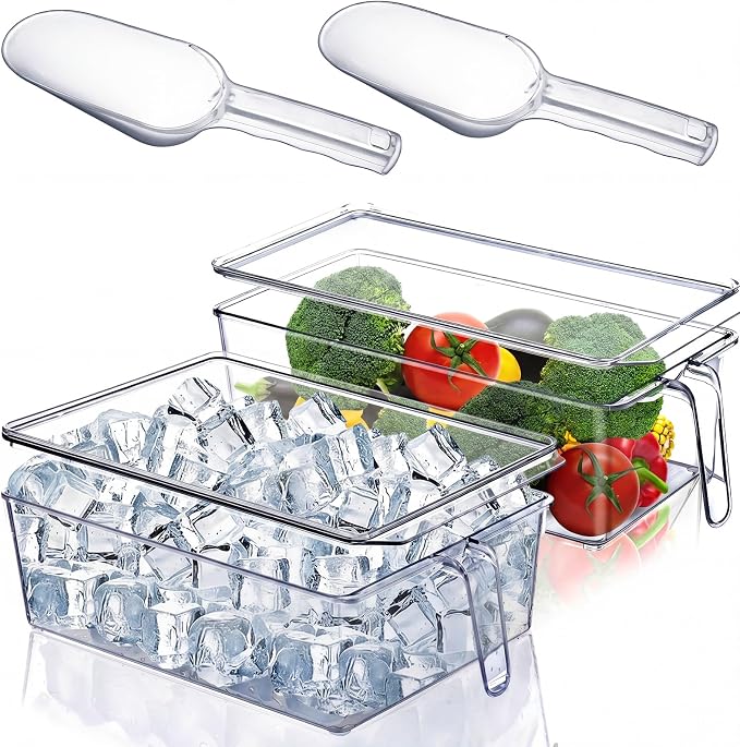 Havawish 4 Pcs Ice Storage Bin for Freezer by Havawish