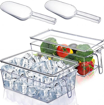 Havawish 4 Pcs Ice Storage Bin for Freezer by Havawish