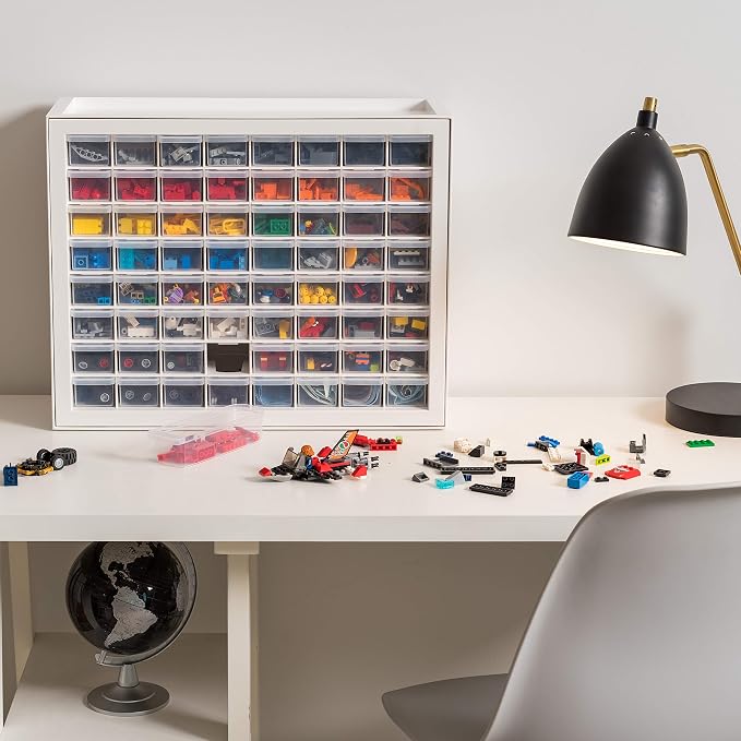 IRIS USA 64-Drawer Screw Organizer, Hardware Storage, Made in USA, Art & Craft - Image 5
