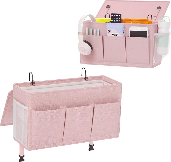 Dual-purpose Bedside Caddy Bedside Organizer, Bed Caddy by Edudif