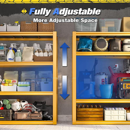 REIBII 40" W Yellow Garage Shelving - Image 8