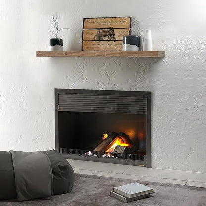 Floating Shelves | 8" Deep Rustic Reclaimed Barnwood Wall Hanging Shelves - Image 2
