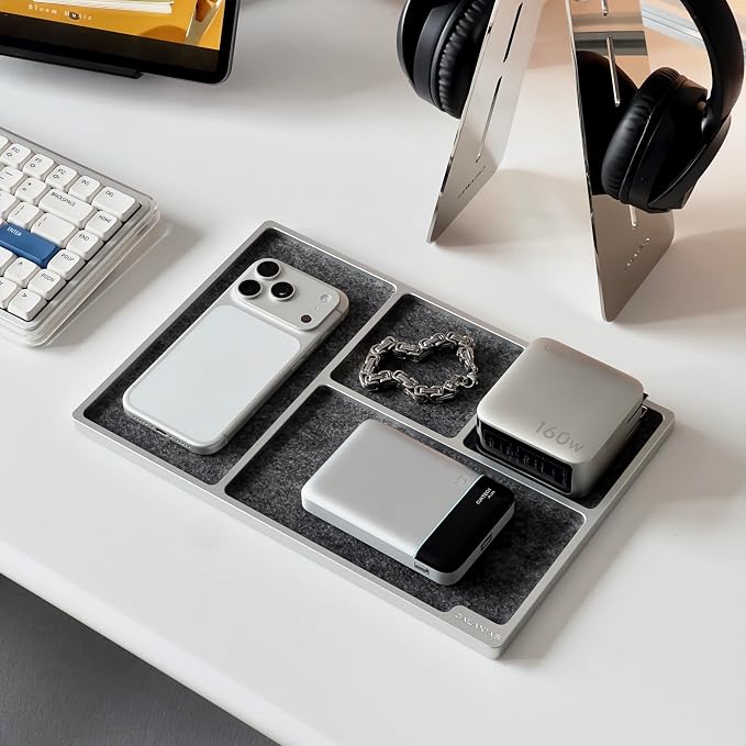Galaxias Desktop Drawer Storage Tray, Men's Storage Box, Made of Aluminum - Image 8