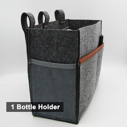 Bedside Caddy, Hanging Storage Bag, Chair Organizer Caddy, Drink Bottle - Image 5