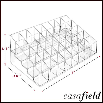 Casafield 40 Slot Acrylic Lipstick & Makeup Organizer - Image 3
