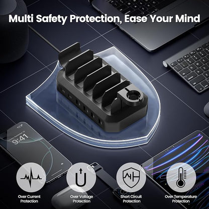 190W Fast Charging Station for Multiple Devices【Efficient & Safe Charging】 6 - Image 4
