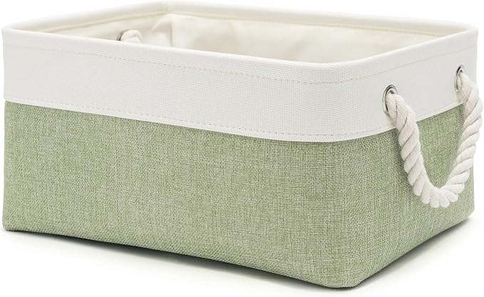 13.8x9.8x6.7 Inch Fabric Small Storage Bins by VQRTEXAStorageBasket