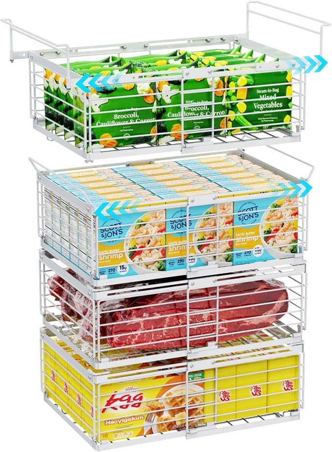 Deep Freezer Organizer Bins by iSPECLE