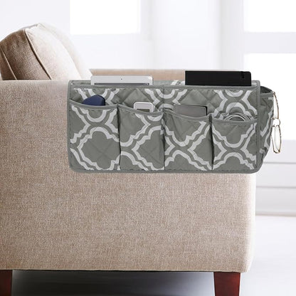 Armchair Caddy, Non Slip Sofa Armrest Organizer, Couch Armrest Remote Control by ORIMIDA