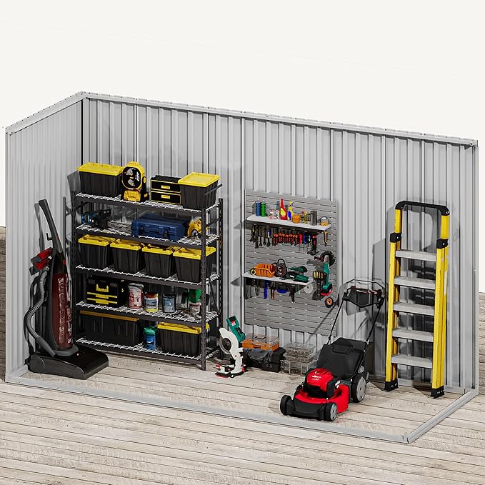 DWVO 9x4 FT Outdoor Storage Shed - Image 7