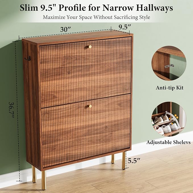 Nicetree Shoe Storage Cabinet for Entryway - Image 2
