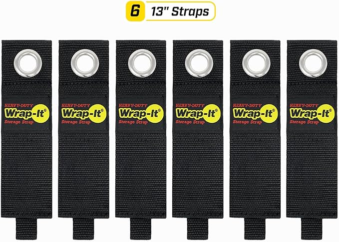 Heavy-Duty Wrap-It Storage Straps, 13-inch - Image 3