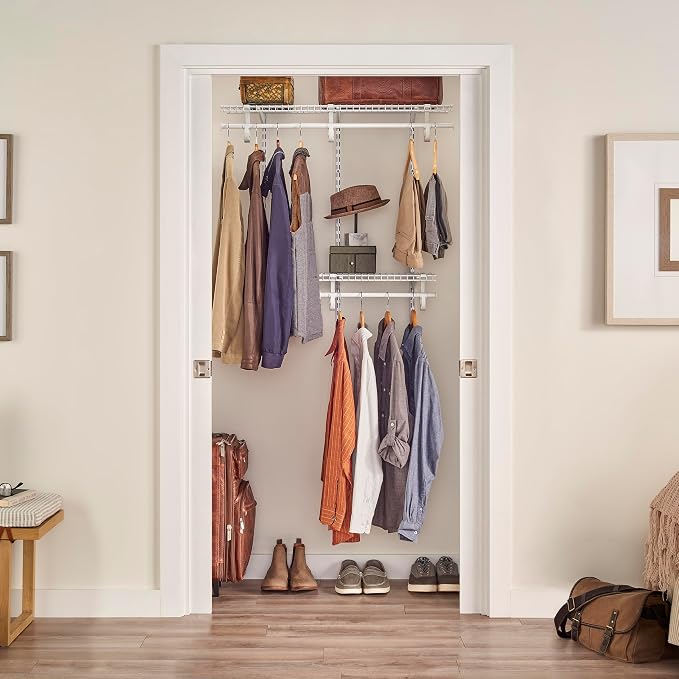 ClosetMaid ShelfTrack Wire Closet Organizer System, Adjustable from 2 to 4 Ft. - Image 8