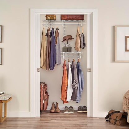 ClosetMaid ShelfTrack Wire Closet Organizer System, Adjustable from 2 to 4 Ft. - Image 8