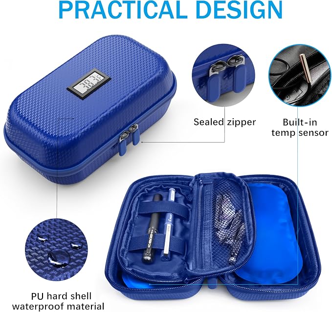Insulin Cooler Travel Case TSA Approved, Refrigerated Medicine Travel Case - Image 6