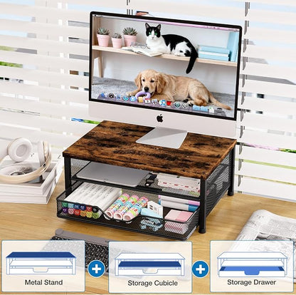 OPNICE Computer Monitor Stand Riser, Desk Organizers and Accessories - Image 3
