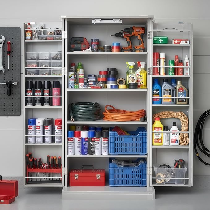 50" Garage Storage Cabinet by Furnaza
