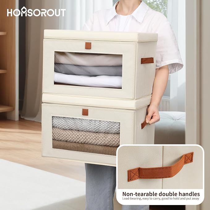 Homsorout Large Closet Storage Bins - Image 5