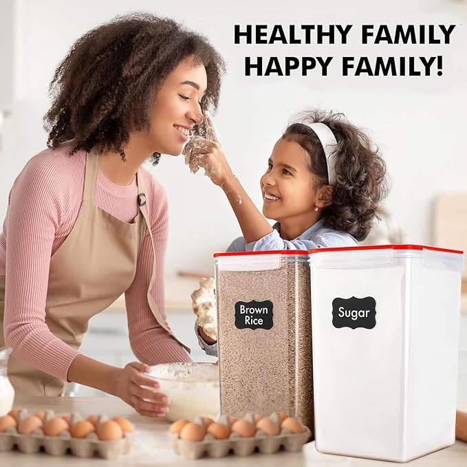 WHITE FEATHER SUPPLIES 2 PC Large Food Storage Containers - Image 7
