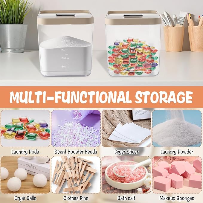 Large Laundry Pods Container - Image 8