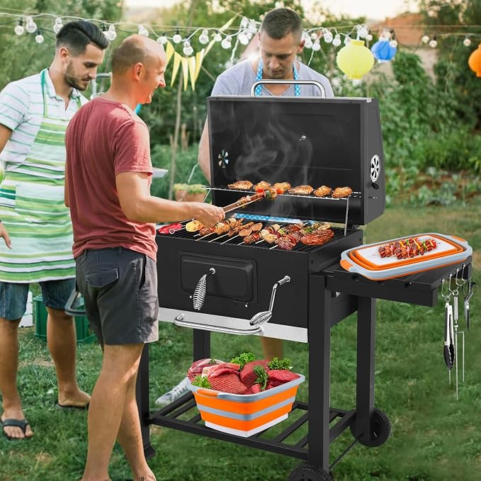 Collapsible BBQ Prep Tub with Cutting Board - Image 5