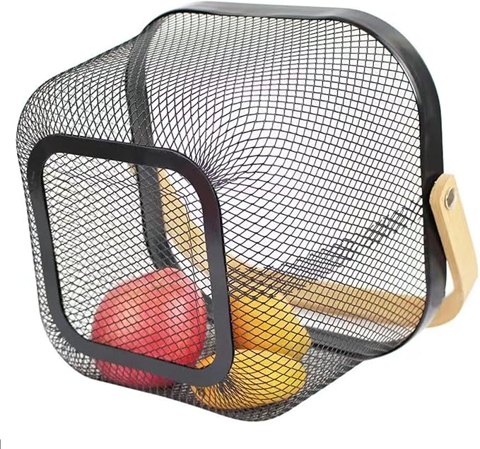AJIODA Metal Mesh Steel Basket, Storage Organizer Basket Multi-functional - Image 3