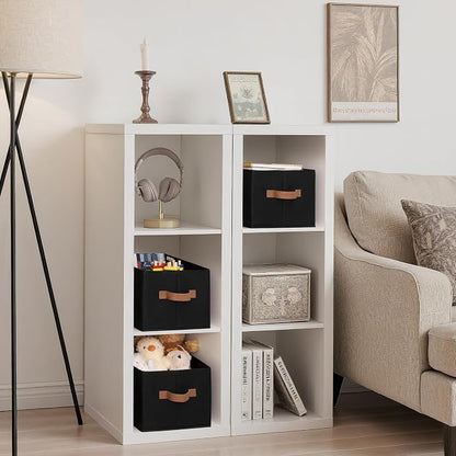 StorageWorks Storage Baskets for Shelves, Foldable Fabric Closet Storage Bins - Image 6