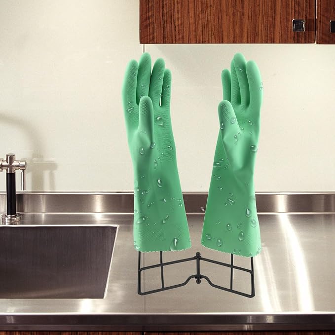 Kitchen Gloves Drying Rack, SUS 304 Stainless Steel Dish Gloves Holder - Image 2