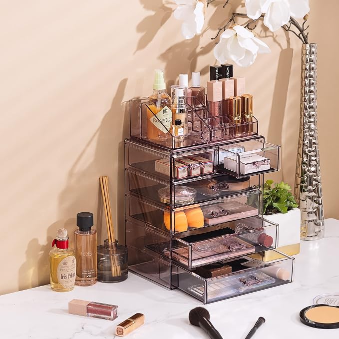 Sorbus Clear Cosmetic Makeup Organizer - Image 5