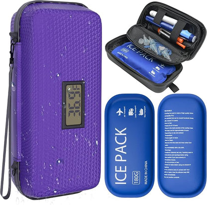 Insulin Cooler Travel Case TSA Approved Diabetic Medicine Cooling Bag by Ylemnf