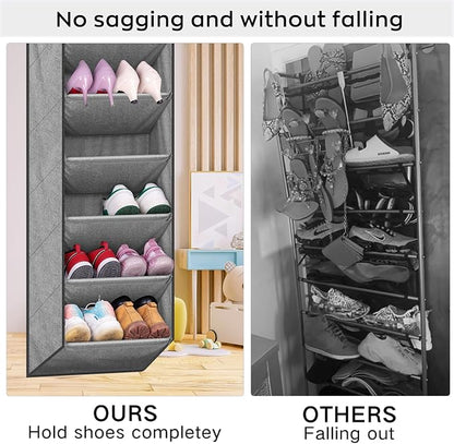 SLEEPING LAMB Over The Door Shoe Organizer - Image 4