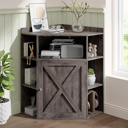 Vabches Corner Cabinet, Corner Storage Shelf by Vabches