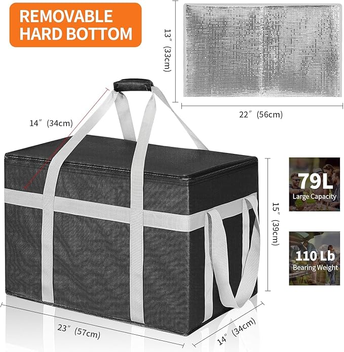 XXXL 2 Pack Insulated Food Delivery Bag - Image 2