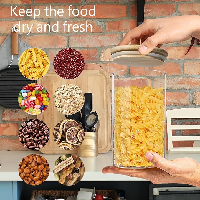 1.5 Qt Round Glass Storage Containers - Image 4