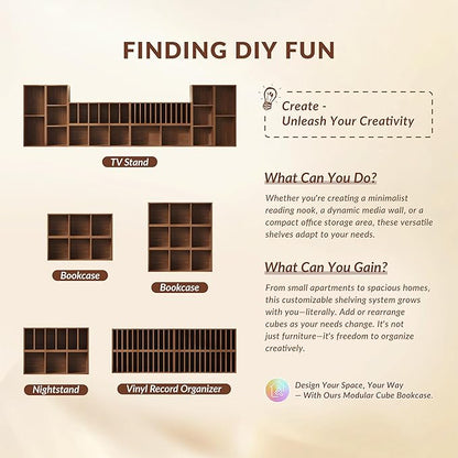IOTXY DIY Modular Cube Bookcase - Image 7