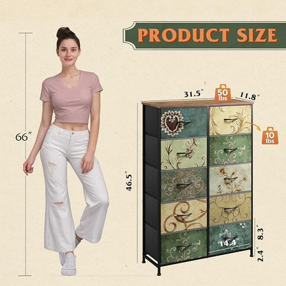 WLIVE Tall Dresser for Bedroom - Image 3