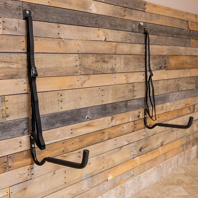 StoreYourBoard Roanoke Kayak Storage Rack, Holds 100 lbs, Kayak Wall Mount Hooks - Image 7