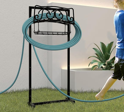 Kingson Water Hose Holder Freestanding, Garden Hose Holder Holds 150-Feet Hose - Image 6