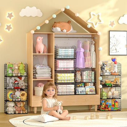 6-Tier Stackable Closet Organizers and Storage Basket - Image 7