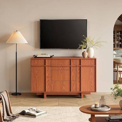 Sideboard Buffet Cabinet with Storage, 47.2" Large Sideboard with 2 Doors & 3 - Image 5