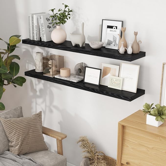 Fun Memories Black 55Inch Floating Shelves - Image 2