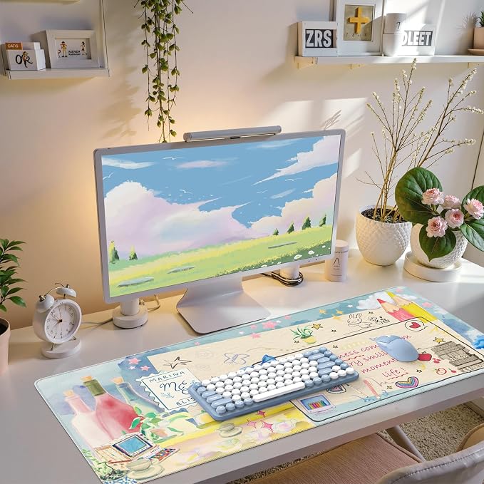 iCasso Desk Cover Mat, Extra Large Mouse Pad, Desk Pad Mat, Office Matt - Image 7