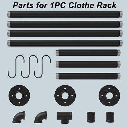 Industrial Pipe Clothes Rack - Image 7