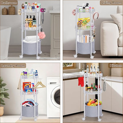 Rolling Makeup Cart Organizer - Image 8