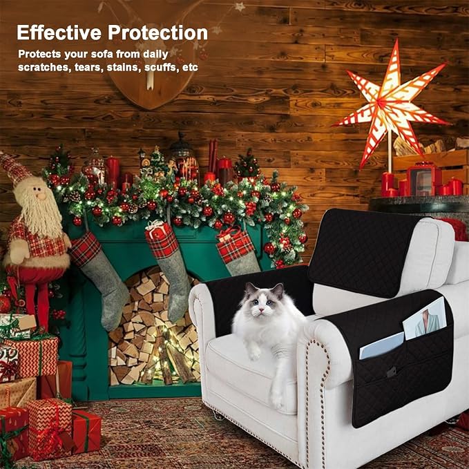 Waterproof Sofa Armrest Cover Headrest Cover - Image 6